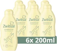 Zwitsal Conditioner - Baby - prikt niet in de oogjes en helpt het babyhuidje te beschermen - 6 x 200ml