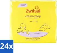Zwitsal - Babyverzorging - Crème Zeep - Milde & Voedende Reiniging - 180 g - Voordeelverpakking - 24 stuks