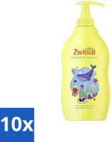 Zwitsal - Kids - Shampoo - Anti-Klit - Mild & Huidvriendelijk - 400 ml - Bulkverpakking - 10 stuks