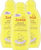 Zwitsal - Zeepvrij Schuimbad - 3 x 200ml - 3-Pack Voordeelverpakking