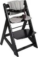 Zylo® Kinder Eetstoel - Baby Eetstoel - Kinderstoel Baby - 48x58x80 - Zwart