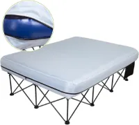 Zylo® Veldbed 2 Personen - Veldbed Kamperen - Veldbed - Grijs - 70cm x 32cm x 29cm