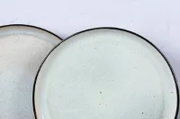 bord IRIS Ø26cm - 6 stuks - Ivoorwit