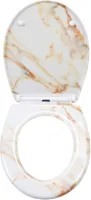 closing mechanism I High quality - toiletdeksel met snelsluiting voor eenvoudige reiniging, Duroplast wc-deksel