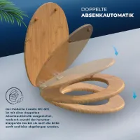 closing mechanism I High quality - toiletdeksel met snelsluiting voor eenvoudige reiniging, Duroplast wc-deksel