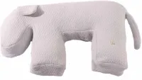 fair and cute - buddy voedingskussen - light grey - soft dots