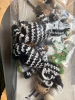 sindibaba-Gehaakte kinderwagenketting-zebra