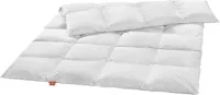 sleepling baby donzen dekbed 100 x 135 cm | medium all-season dekbed | nieuw wit dons (90%) en veren (10%) | Made in EU | Downpass | Ökotex | donzen batist | wasbaar op 60 graden | wit