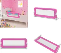 vidaXL Bedhekje peuter 102x42 cm roze - Bedhekje - Bedhekjes - Baby Bedhekje - Baby Bedhekjes