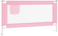 vidaXL Bedhekje peuter 150x25 cm stof roze