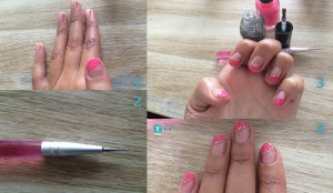 Glitter-nagels-DIY
